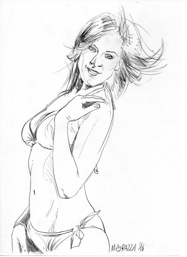 Lara bikini portrait