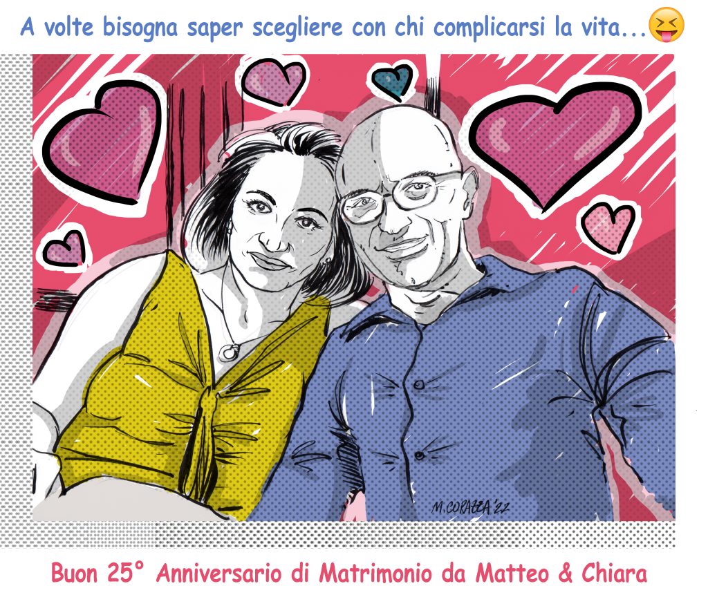 Marzia e Gian Mario 25° matrimonio