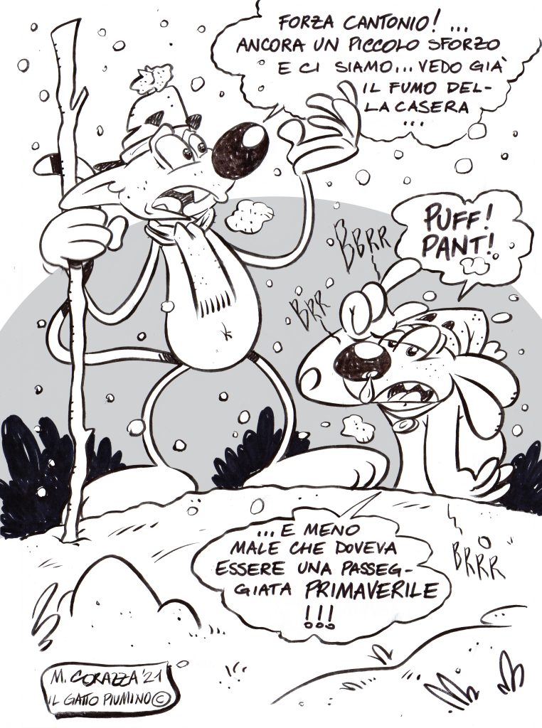 Piumino e Cantonò: la neve in primavera