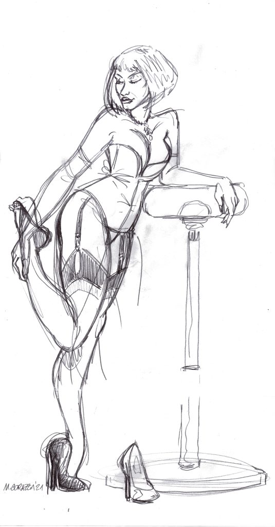 Sketch pinup caschetto059