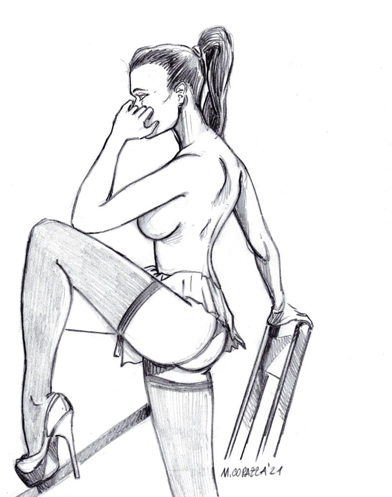 sketch legs pinup045